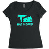 mac and cheese Women's Triblend Scoop T-shirt