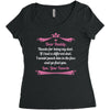 Dear Daddy, Thanks for Being my Dad Baby Boy Letter to Father Women's Triblend Scoop T-shirt