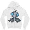 sad robot Zipper Hoodie