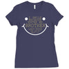 i smile 'cause brother Ladies Fitted T-Shirt