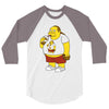 fractal comic book guy 3/4 Sleeve Shirt