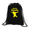 battle royale skydiving fortnite Drawstring Bags