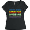 kindness is everything Women's Triblend Scoop T-shirt