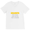 father's day grandpa gift funny grandpa shirt birthday gift for grandp V-Neck Tee