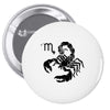 scorpio zodiac Pin-back button