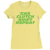gas clutch shift repeat Ladies Fitted T-Shirt