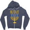 get lit Zipper Hoodie