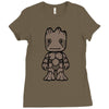 friendly tree Ladies Fitted T-Shirt