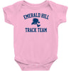 emerald hill track team Baby Bodysuit