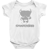 pitbull american pit bull spiked dog collar Baby Onesie