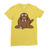 cokelat animal Ladies Fitted T-Shirt