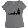 drink beer Women's Triblend Scoop T-shirt