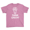 think green Youth Tee