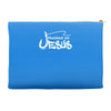 hooked on jesus Accessory Pouches