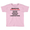 Smartass February Girl Toddler T-shirt