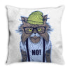 CAT-NO Throw Pillow