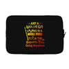 Just A Wizard Girl Living In A Muggle World Laptop sleeve