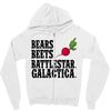 bears beets battlestar galactica Zipper Hoodie