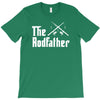 the rodfather   mens funny fishing T-Shirt