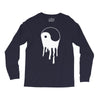 yang and yin dripping chinese symbol fashion geek samurai Long Sleeve Shirts