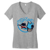 quickly, to the cupcave Women's V-Neck T-Shirt