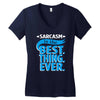 sarcasm is the best thing Women's V-Neck T-Shirt