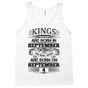 Real Kings Are Born On September 4 Tank Top
