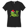 kermit christmas Women's V-Neck T-Shirt