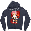 natsu dragneel Zipper Hoodie