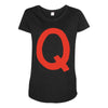quail man Maternity Scoop Neck T-shirt