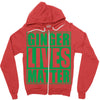 st patrick's day ginger lives matter Zipper Hoodie