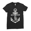 anchored faith (2) Ladies Fitted T-Shirt