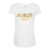 Autumn Leafs Maternity Scoop Neck T-shirt