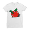 apple burster Ladies Fitted T-Shirt