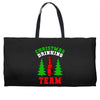 christmas drinking team Weekender Totes