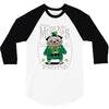 pug irish pub snorty mcpug's 3/4 Sleeve Shirt