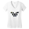 helmets ii Women's V-Neck T-Shirt