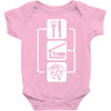 v2 eat sleep poker Baby Onesie