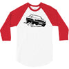 mercedes benz w126 3/4 Sleeve Shirt