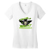 drop the beat   overwatch Women's V-Neck T-Shirt