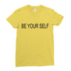be your self Ladies Fitted T-Shirt