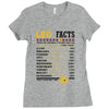 Leo Facts Zodiac Ladies Fitted T-Shirt