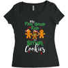 my first grade kids are smart cookies Women's Triblend Scoop T-shirt