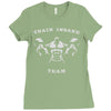 train insane Ladies Fitted T-Shirt