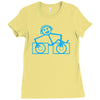dj club Ladies Fitted T-Shirt