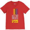 Lightsaber Rainbow - Love Is Love V-Neck Tee