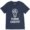 think green V-Neck Tee