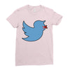boy bird Ladies Fitted T-Shirt