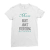 mom right about everything since xxxx Ladies Fitted T-Shirt