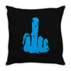 fuck size Throw Pillow